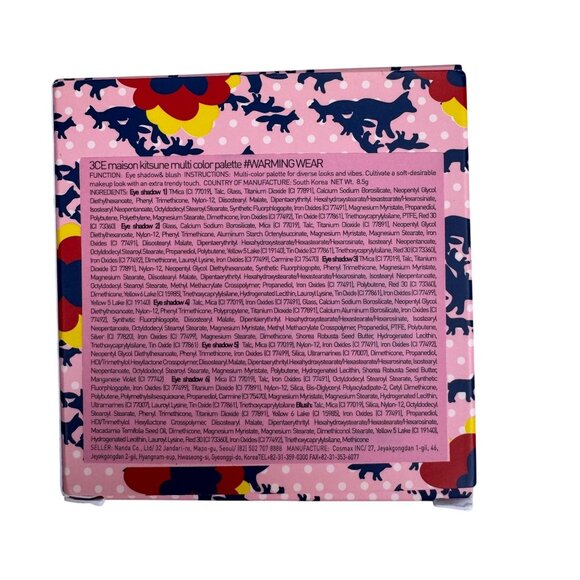 Maison Kitsune 3CE Stylenanda Eye Shadow Blush Palette Warming Wear New In Box - Picture 9 of 9